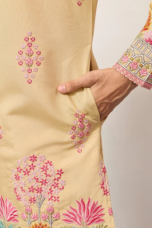 Haldi Special Yellow Kurta