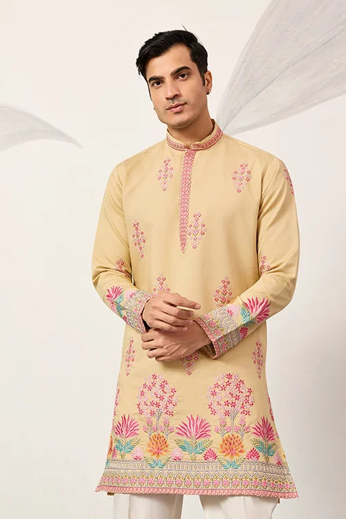 Yellow Kurta for Haldi Ceremony