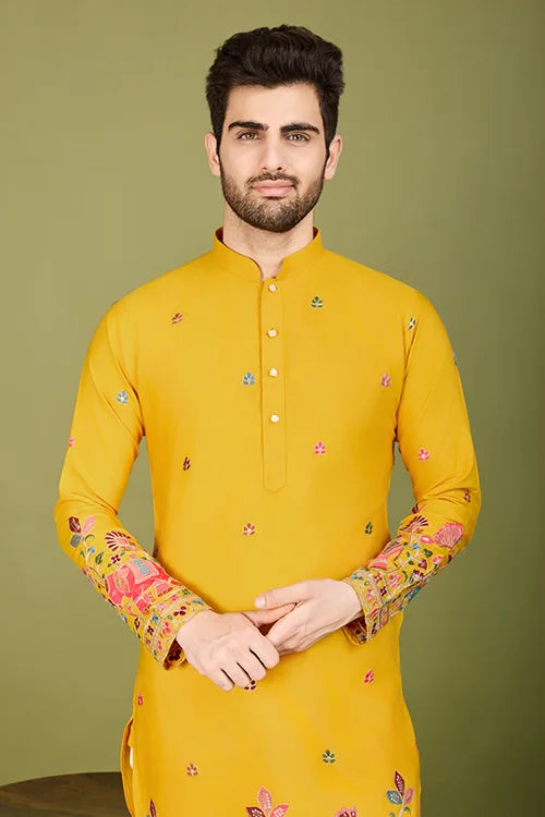 Haldi Kurta for Men