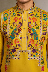 Haldi Yellow Kurta for Men