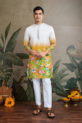 Traditional Mirror Work Kurta