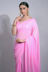 Georgette Saree with Embroidery