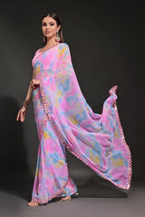 Heavy georgette saree