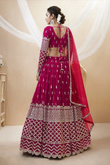 Georgette Embroidered Lehenga Choli