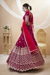 Bridal Lehenga Choli with Intricate Embroidery