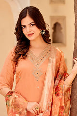 Jaquard dupatta set online
