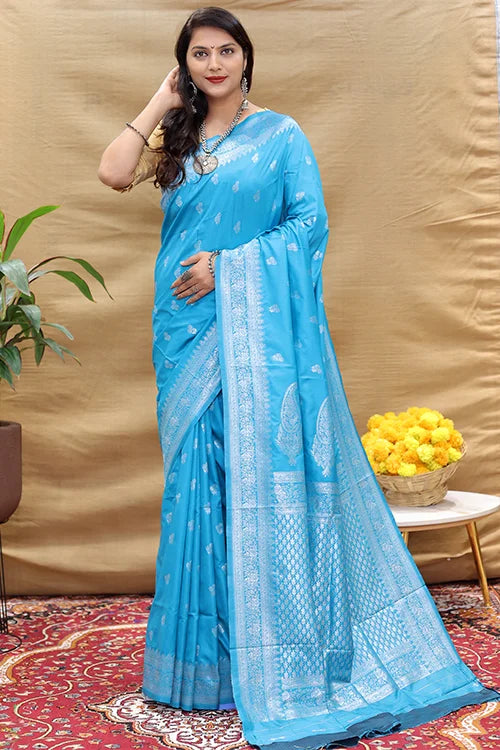 Keri Style Banarasi Silk Saree