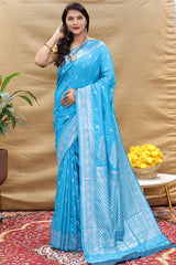 Keri Style Banarasi Silk Saree