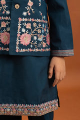 Kids Kurta Pajama with Koti Set