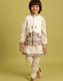 Elegant White Koti Kurta Set for Boys 6 to 12 Year