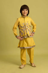 Festival Wear Haldi Kurta Kids