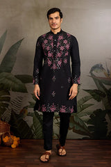 Embroidered Kurta Set for Men