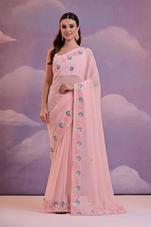 Modern saree for party wear
