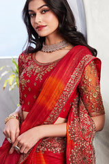 Beautiful-silk-saree-With-Blouse-Piece