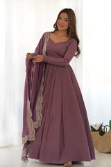 Elegant Long Anarkali Gown