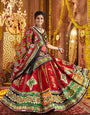 Stylish Maroon Cotton Chaniya Choli for Garba Night