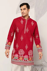 Red kurta for mens