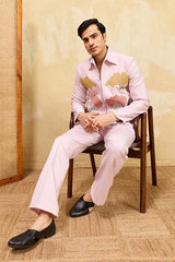 Velvet Jacket and Bottom Set