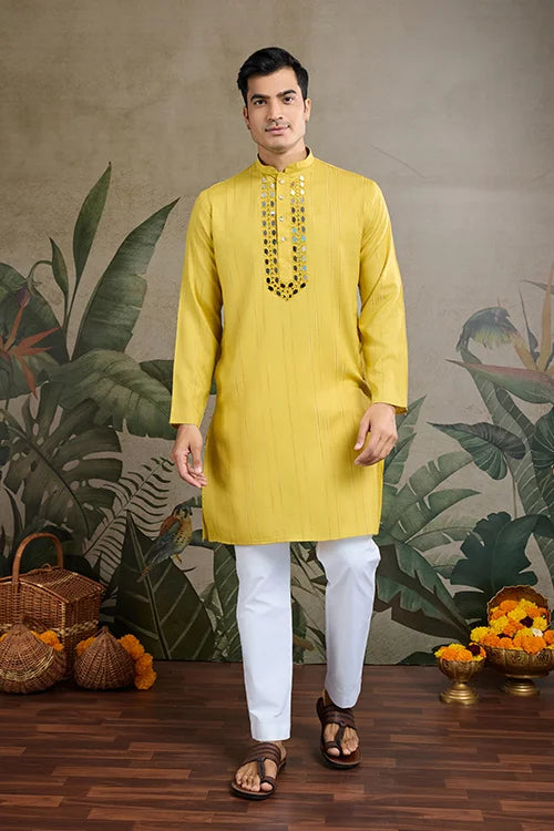 Men's Traditional Haldi Outfit