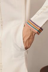 Luxury White Kurta Pant for Men