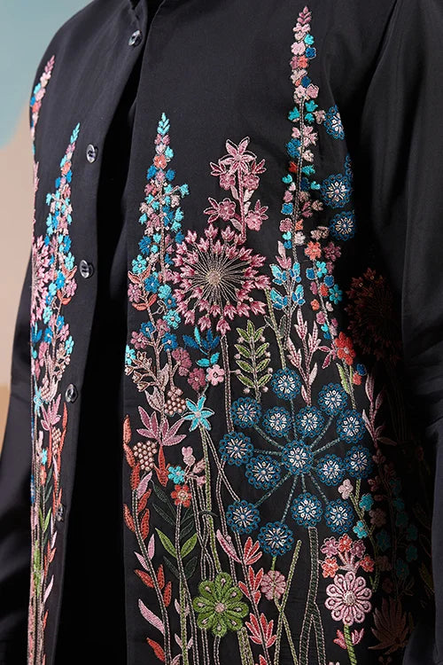 Men’s Black Ethnic Outfit