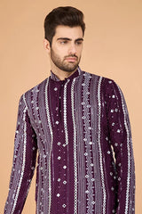 Purple Traditional Kurta