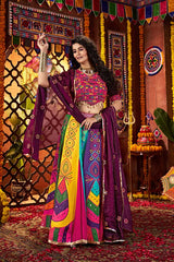 Multi Color Navratri Chaniya Choli