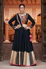 Most Beautiful Black Colour Chaniya Choli for this Navratri Season