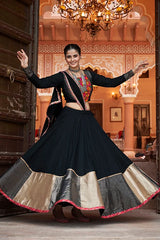 Most Beautiful Black Colour Chaniya Choli for this Navratri Season