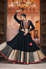 Most Beautiful Black Colour Chaniya Choli for this Navratri Season