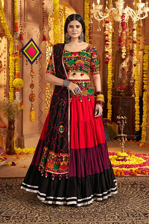 Bridal Lehenga Chaniya Choli Amazon India Multi Color Cotton