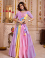 Gorgeous Multi Color Cotton Chaniya Choli Navratri Look