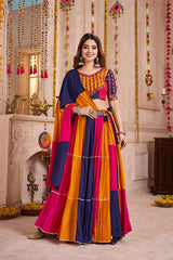 Multi Color Cotton Chaniya Choli