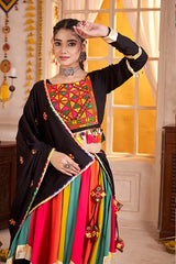 Multi Color Navratri Chaniya Choli