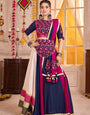 Multi Color Viscose Cotton Navratri Chaniya Choli