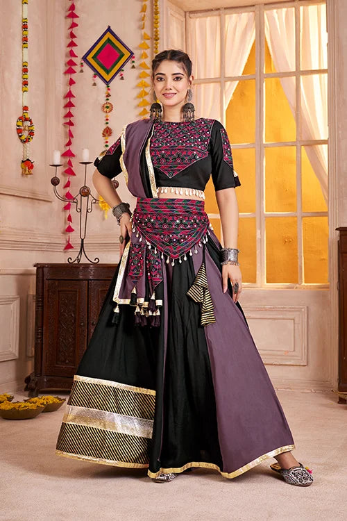 Multi Color Navratri Chaniya Choli