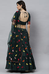 Traditional Multi Embroidered Lehenga