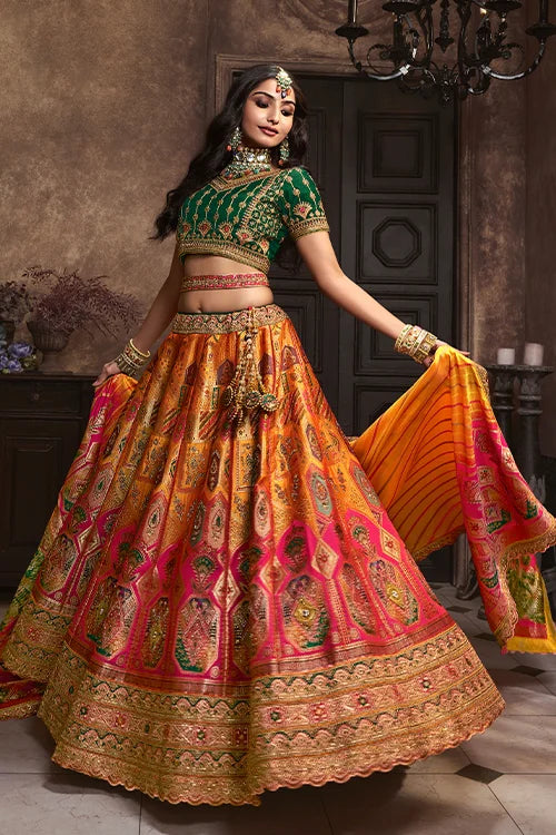 Awesome lehenga choli with dupatta