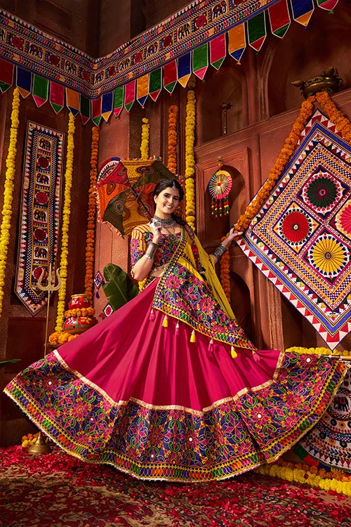 Embroidered Lehenga Chaniya Choli Amazon India Traditional