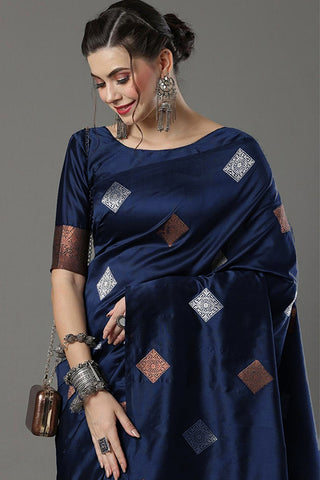 Banarasi Soft Silk Threads Woven Soft Silk Sarees Collection