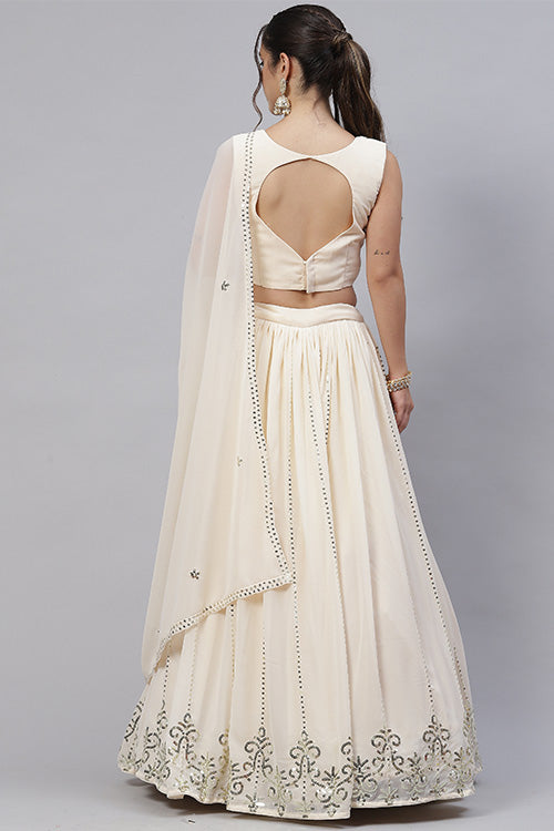 Off White Lehenga Choli