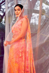 Orange Plus Size Lehenga Choli