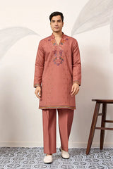 Royal Orange Kurta Set
