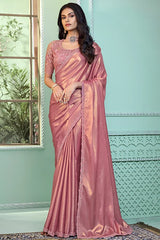 Party Wear Saree With Fancy Blouse