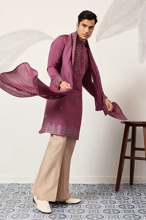 Trendy Pink Color Kurta