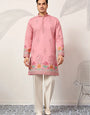 New Stylish Trendy Pink Color Kurta for Mens Wear