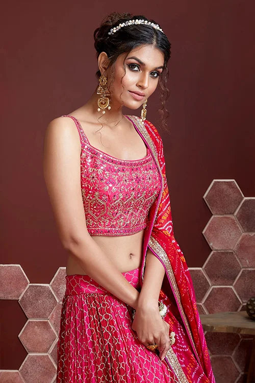 Pink Lehenga