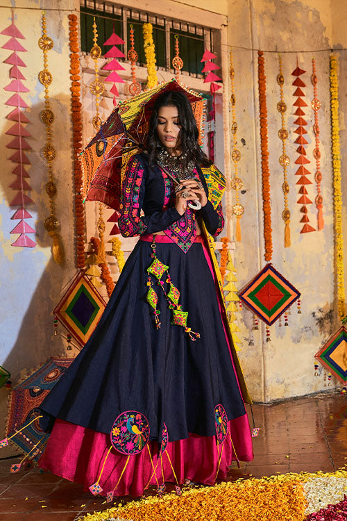 Embroidered Navratri Lehenga