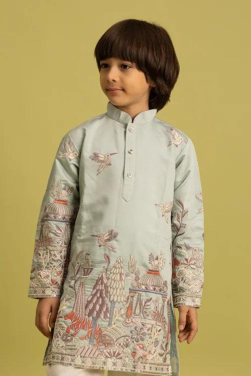 Pista kids kurta set