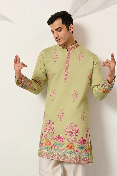 Latest Wedding Pista Kurta Design for Mens Wear
